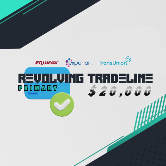 Revolving Tradelines (Primary) $20,000