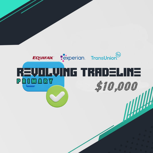 Revolving Tradelines (Primary) $10,000
