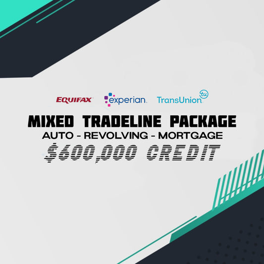 Mixed Tradelines (Primary) $600,000