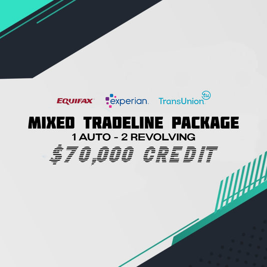 Mixed Tradelines (Primary) $70,000