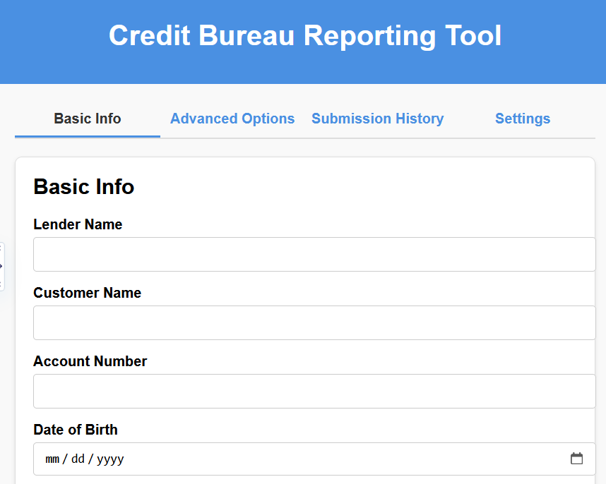 Credit Bureau Reporting Tool Software (Instant Download via Email)